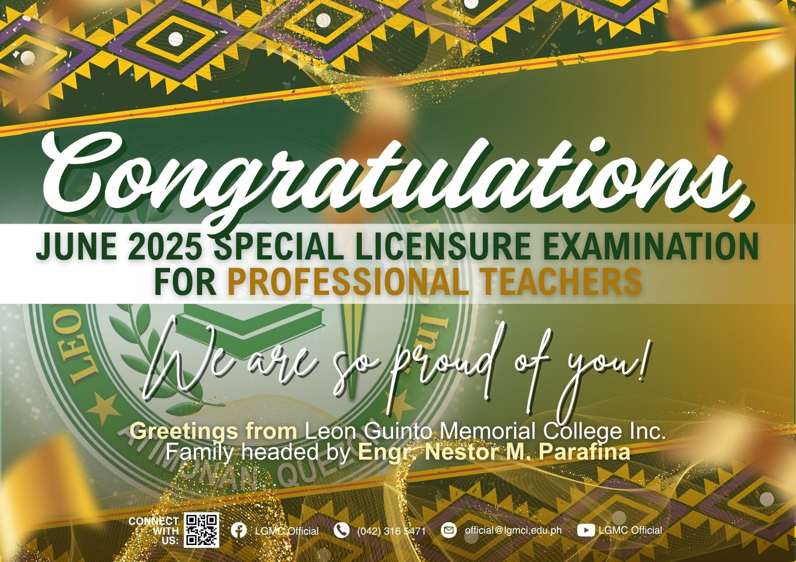 Special Licensure Exam